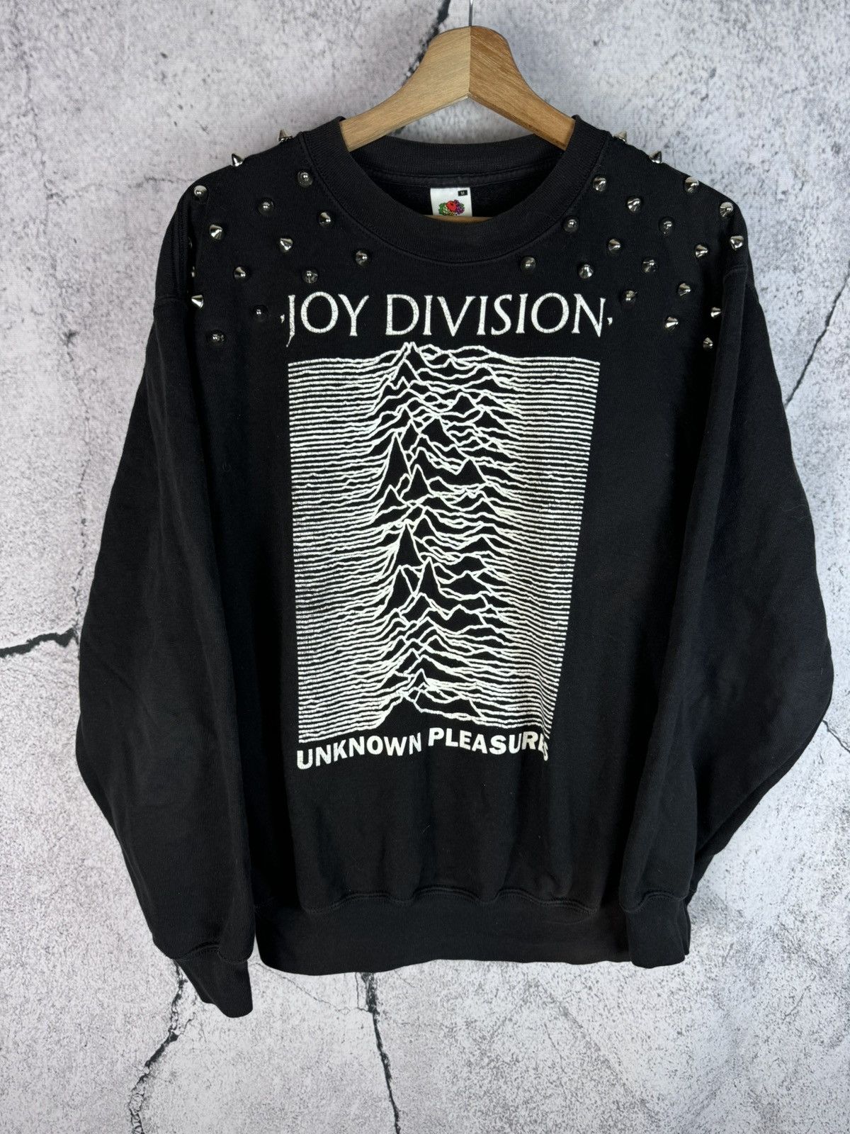 Band Tees 00s Vintage Joy Division Unknown Pleasures Punk Sweatshirt Size US M / EU 48-50 / 2 - 1 Thumbnail