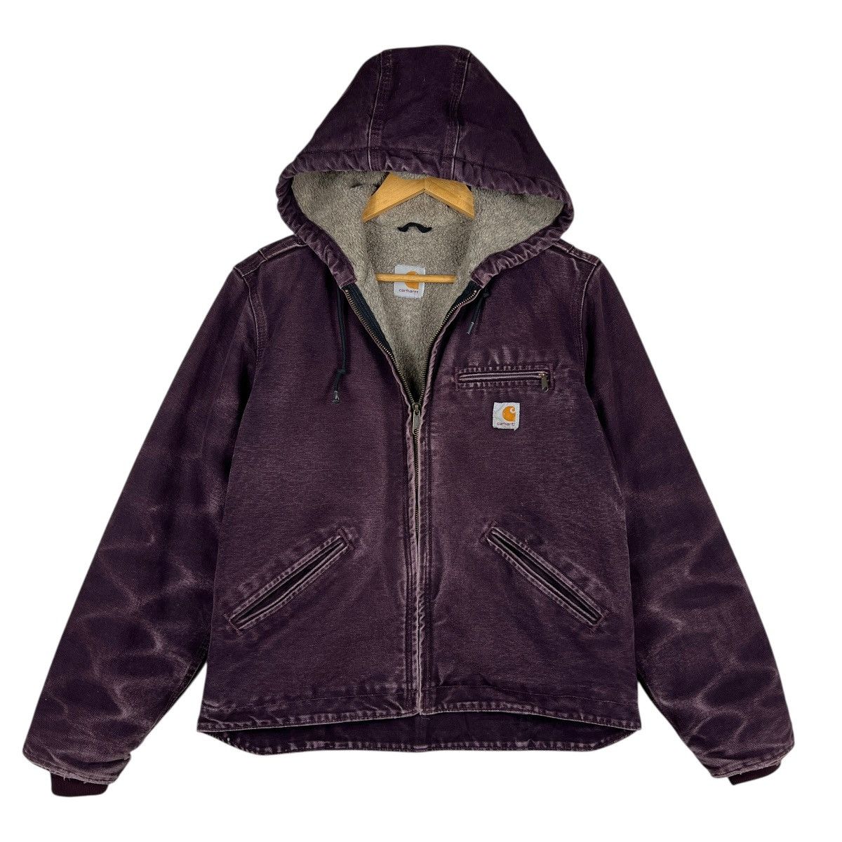 Carhartt Vintage Carhartt Sandstone Dyed Purple Jacket Size US S / EU 44-46 / 1 - 6 Thumbnail