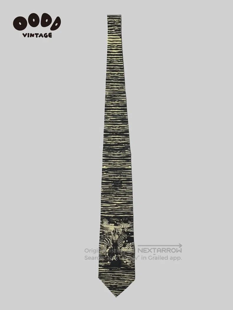 Jean Paul Gaultier Jean Paul Gaultier Zebra Goddess Tie Size ONE SIZE - 3 Thumbnail