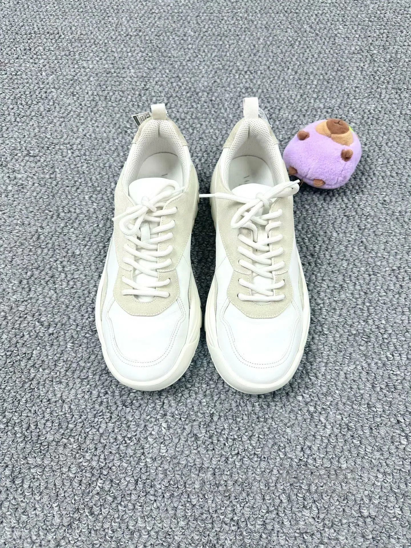 Valentino Valentino White Gray Gumboy Series Sports Casual Shoes| Size US 11.5 / IT 41.5 - 2 Thumbnail