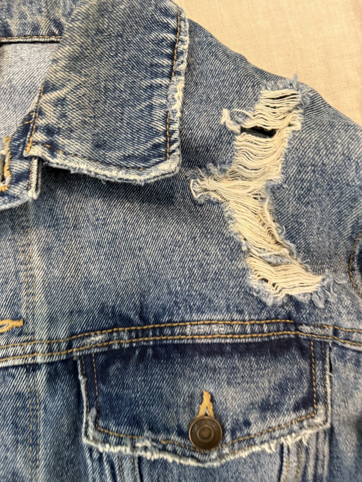H&M Classic Blue H&M Denim Jacket Size US XL / EU 56 / 4 - 3 Thumbnail