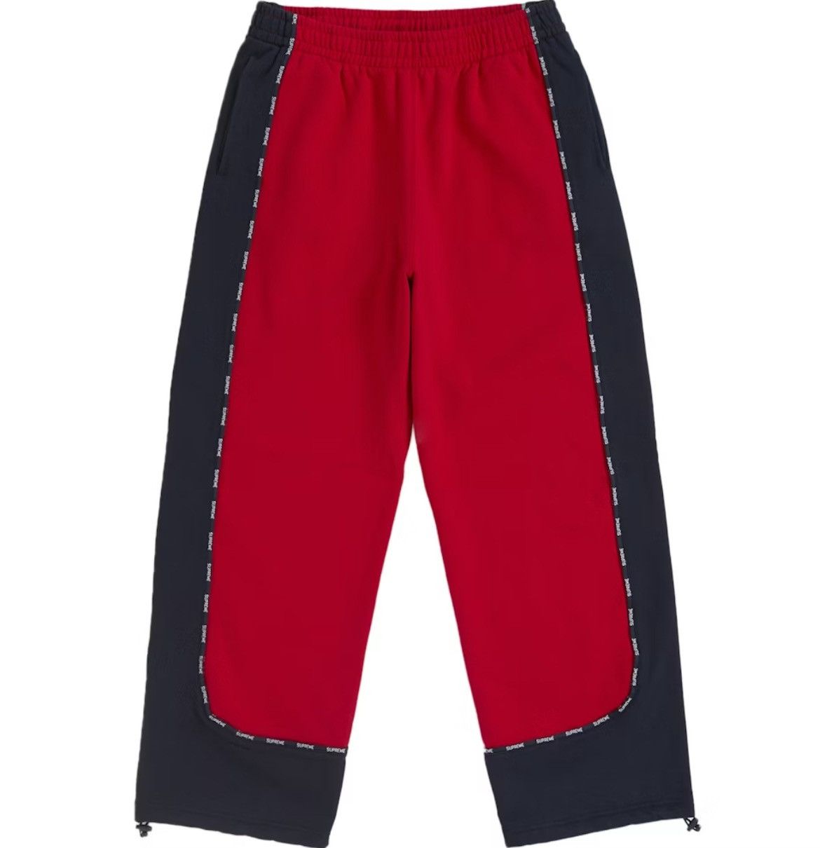 Hypebeast × Supreme SUPREME Reflective Piping Track Pants | Grailed