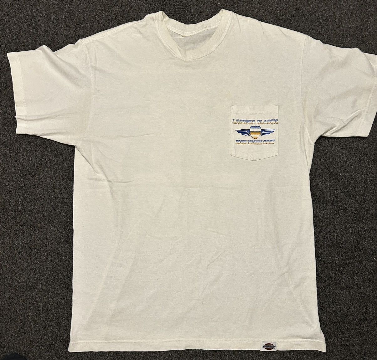 Other × Vintage White vintage Laconia classic bike week 2007 biker t Size US L / EU 52-54 / 3 - 2 Thumbnail