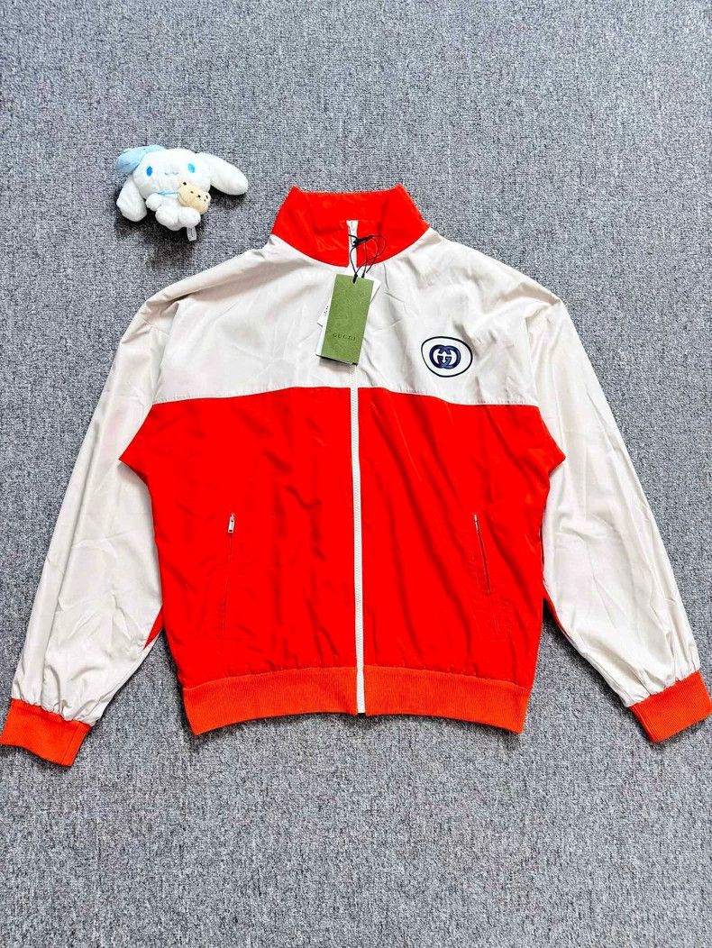 Gucci Gucci Orange Colorblock Zip Jacket Size US S / EU 44-46 / 1 - 1 Thumbnail
