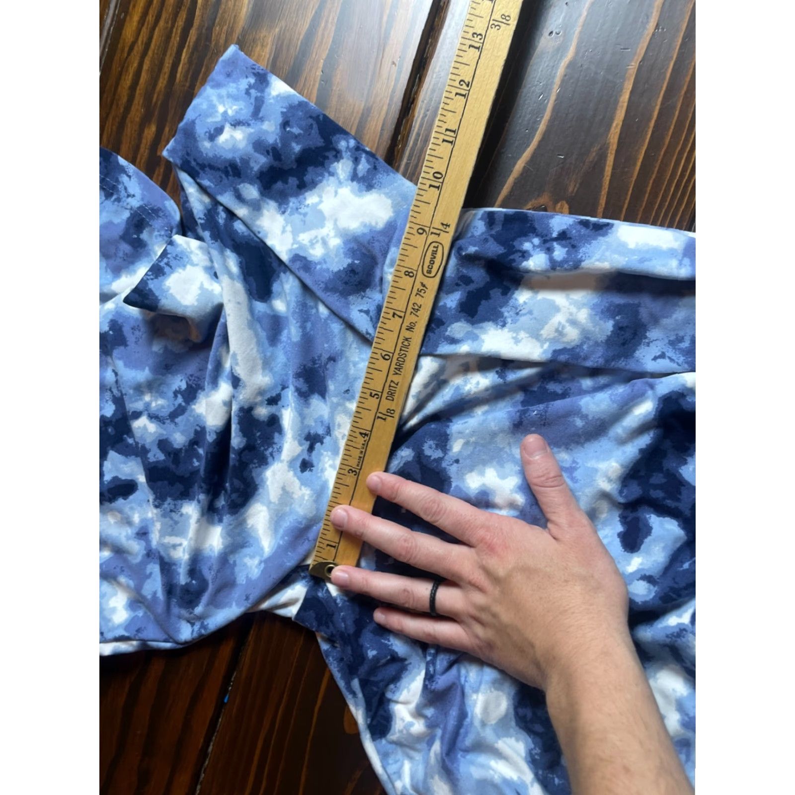 Vintage Bobbie Brooks Pants Woman Plus Size 1X Blue White Lounge Pants Size 40" / US 18 - 6 Thumbnail