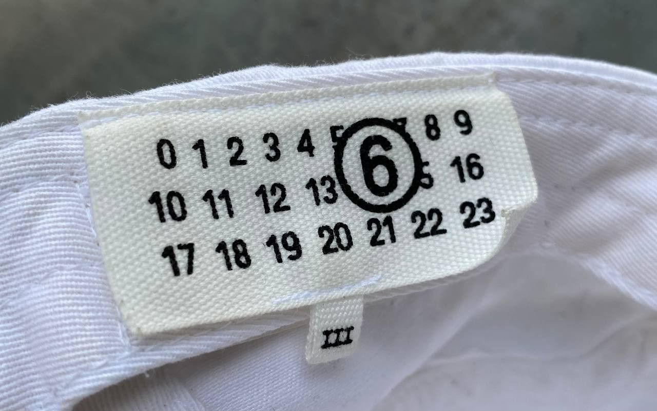 MM6 Maison Margiela MM6 - Numeric Logo Baseball Hat Size ONE SIZE - 5 Thumbnail
