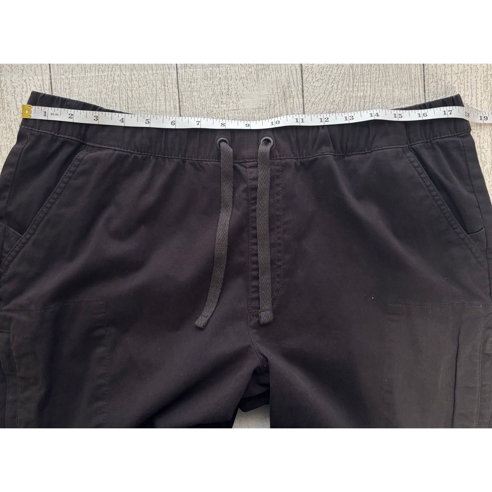 Other Ocean + Coast Black Casual Front Drawstring Pants Size 14 Size 36" / US 14 / IT 50 - 6 Thumbnail