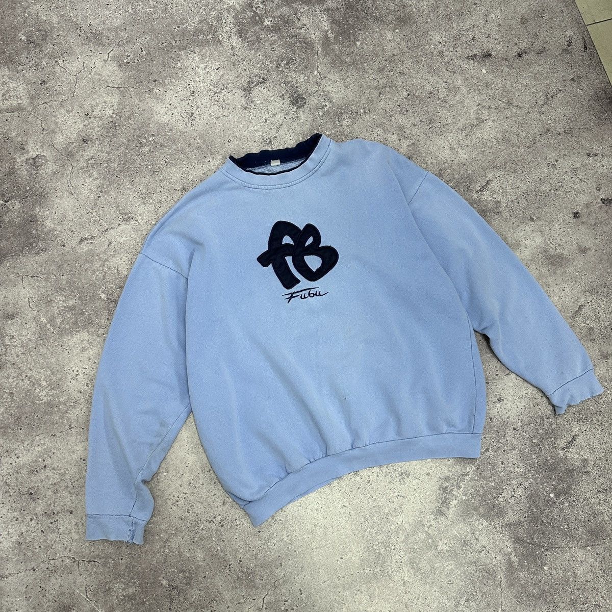Fubu Vintage 90s Fubu distressed sweatshirt streetwear y2k og rap Size US M / EU 48-50 / 2 - 3 Thumbnail