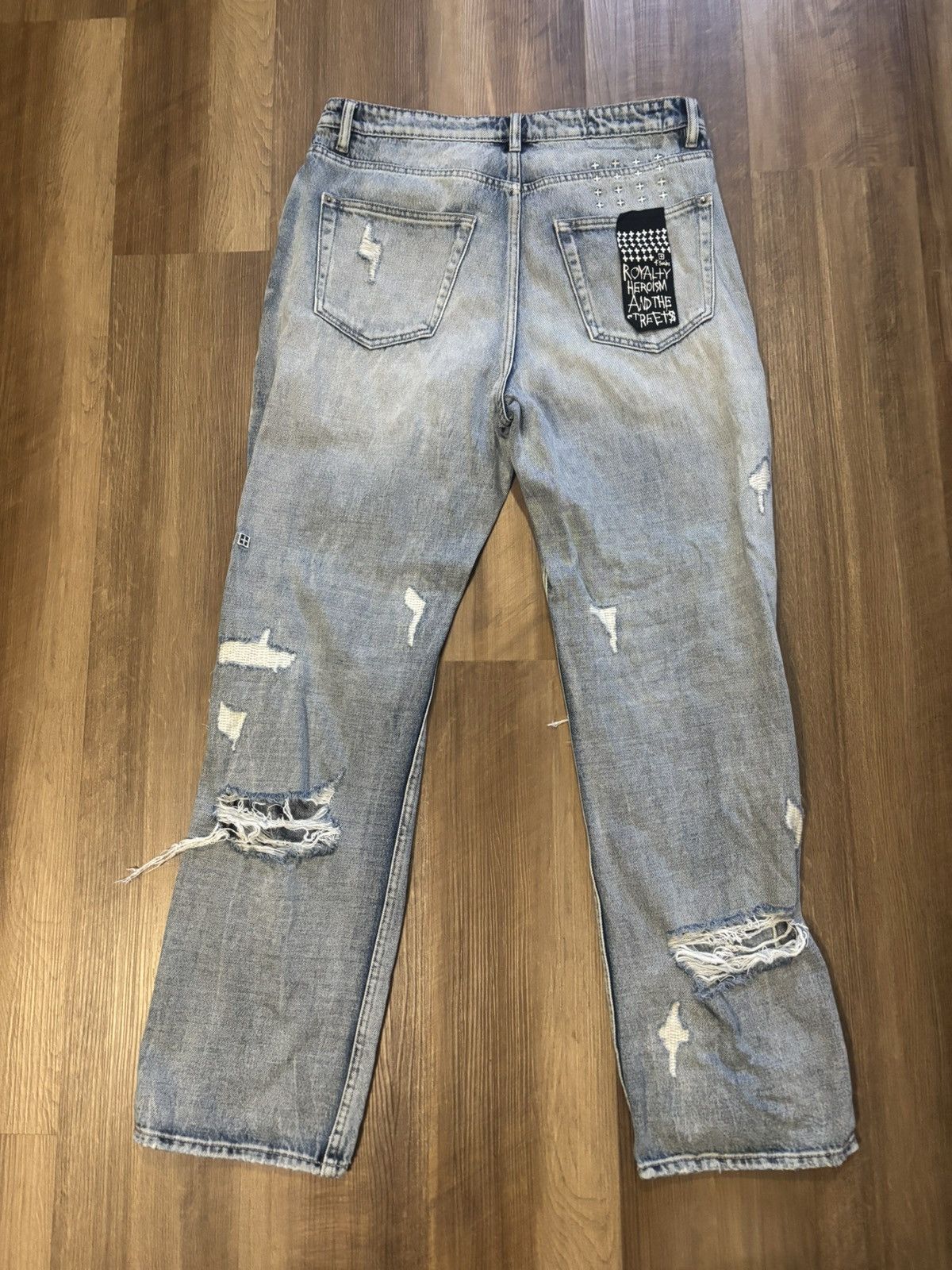 Ksubi Ksubi Anti K Punk Blue Shredded Size US 33 - 2 Thumbnail