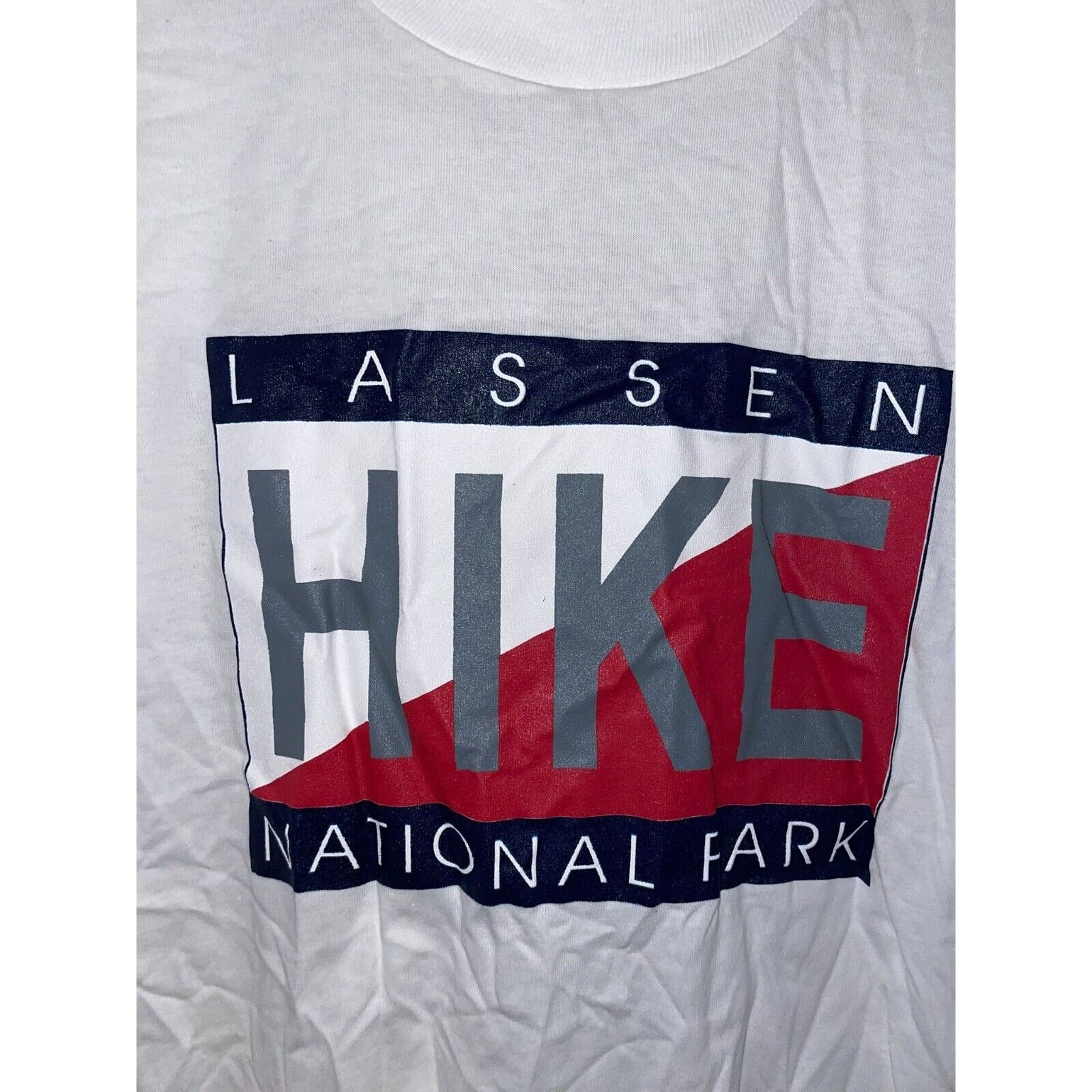 Jerzees Vintage Lassen National Park Hiking California White M Shirt Size US M / EU 48-50 / 2 - 2 Thumbnail