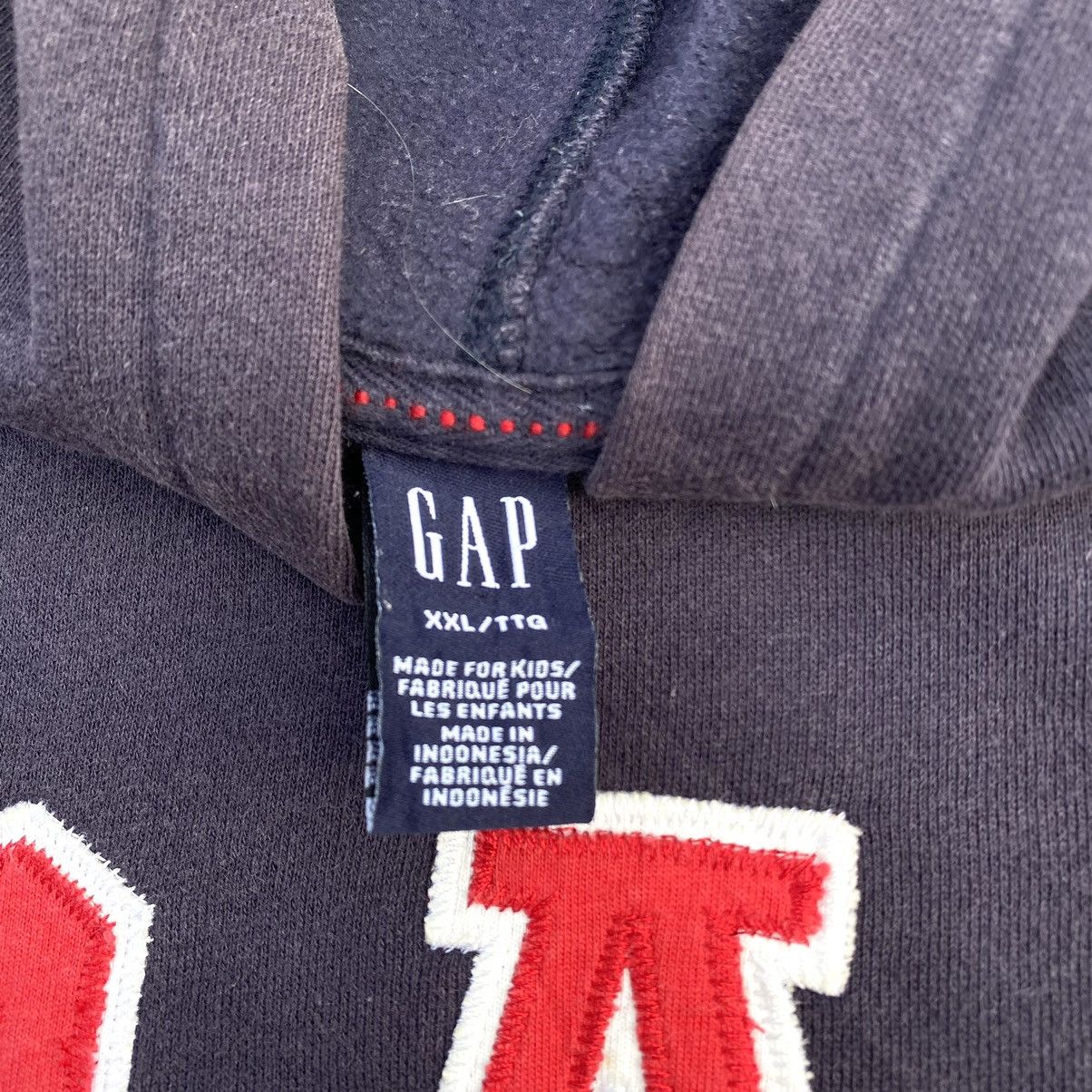 Designer × Gap × Vintage Vintage GAP Hoodie Jumper Vintage 90s Hoodei Black Size L Size US L / EU 52-54 / 3 - 5 Thumbnail