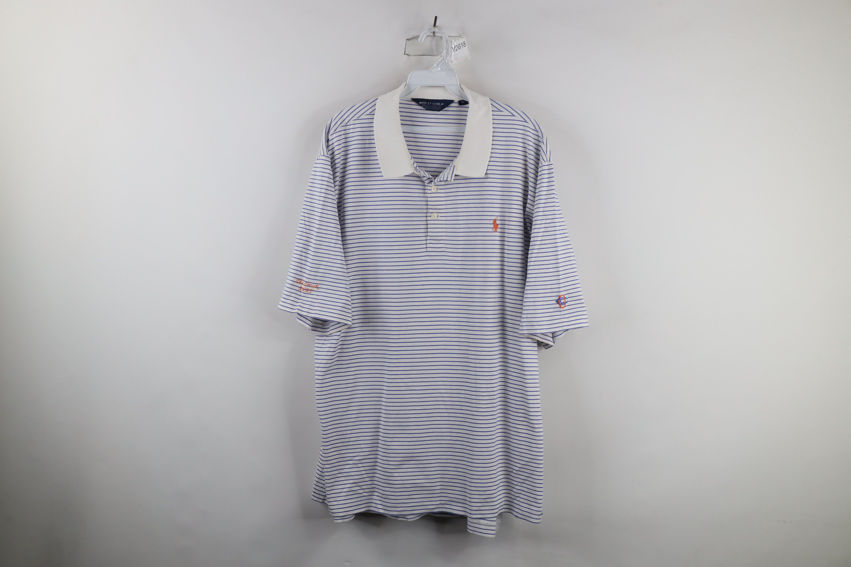 Ralph Lauren Vintage Polo Golf Ralph Lauren Striped Collared Polo Shirt Size US XL / EU 56 / 4 - 1 Thumbnail