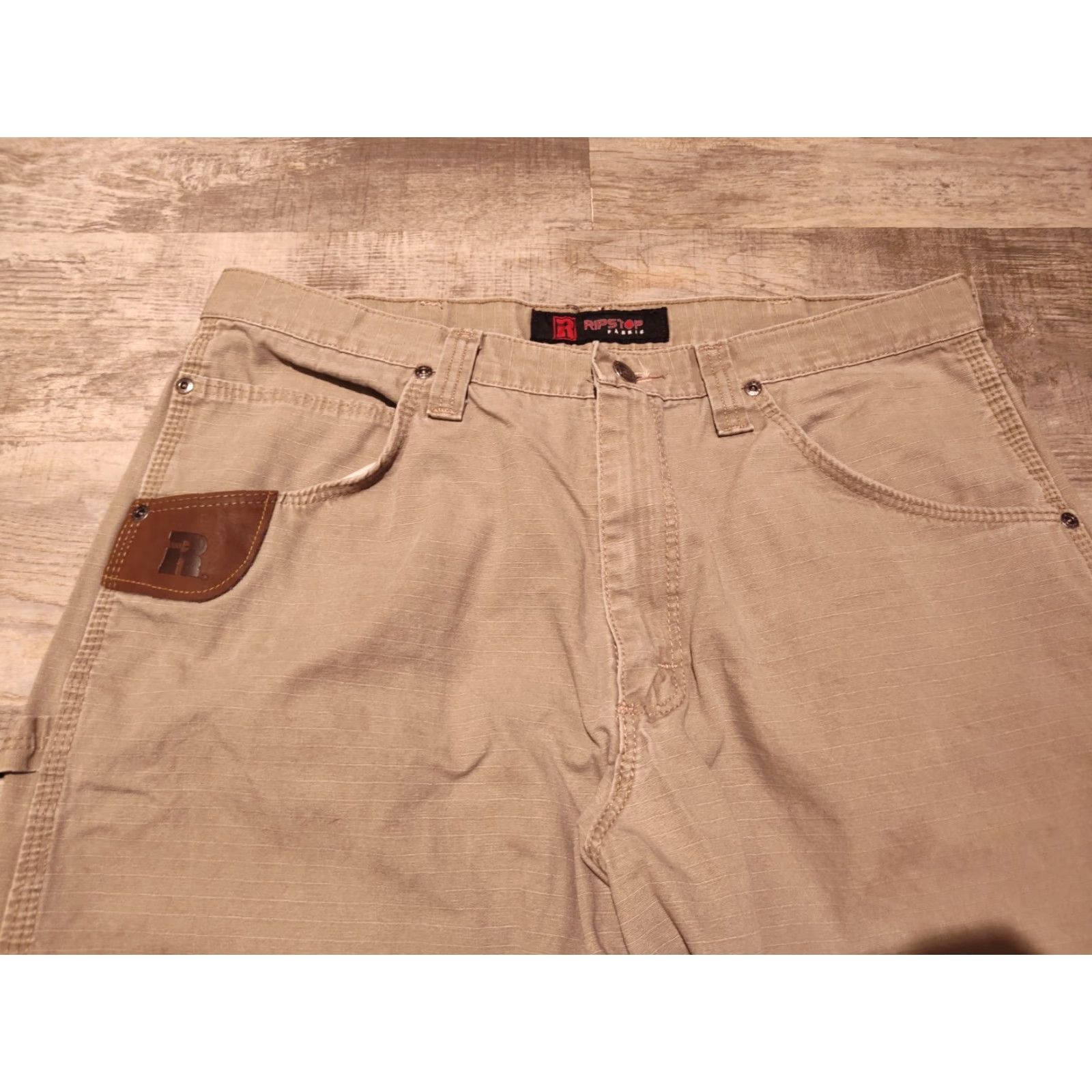 Wrangler VINTAGE Wrangler RIGGS Workwear Pants Men Size 36x30 Brown Canvas Carpenter Work Leg Style Size US 36 / EU 52 - 5 Thumbnail