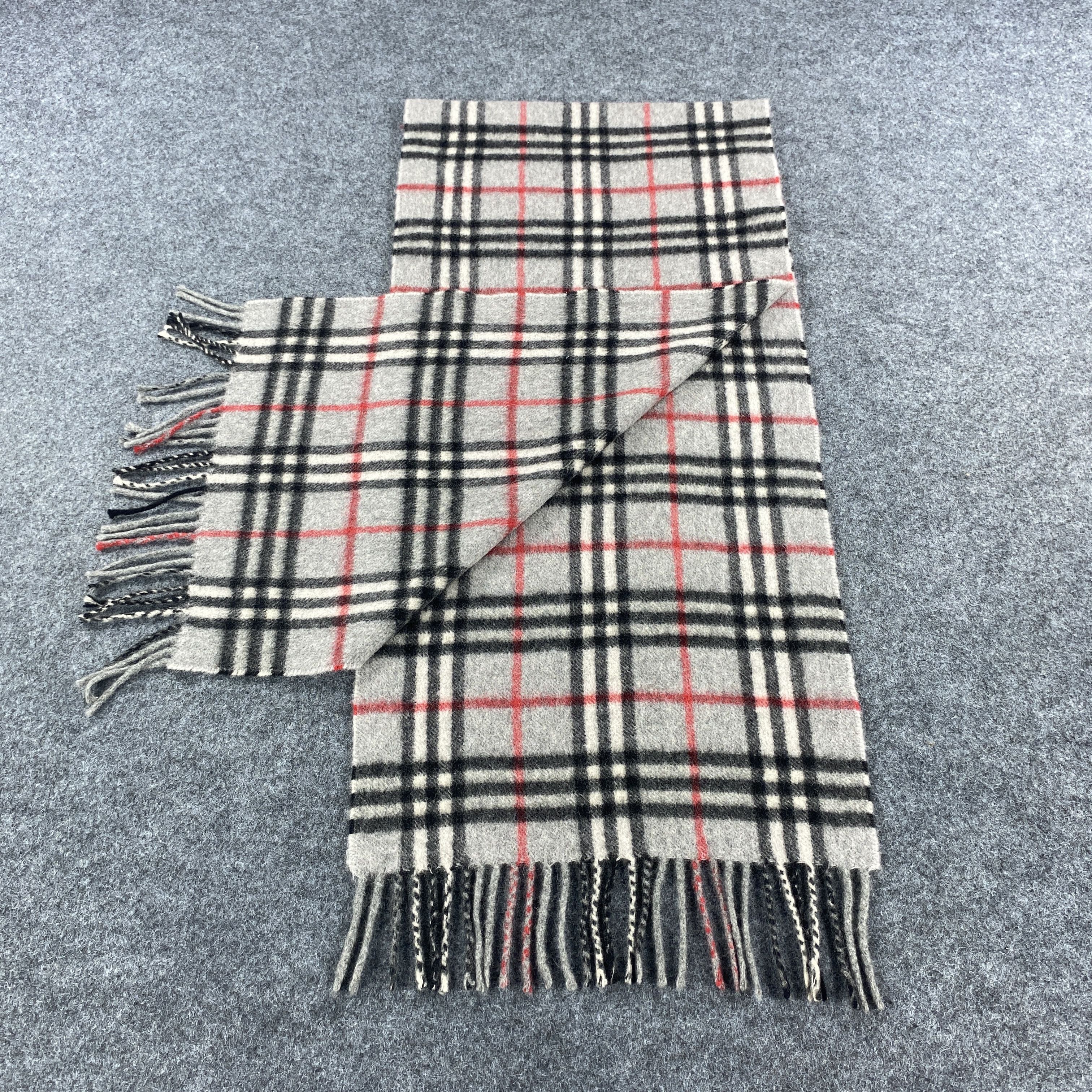Burberry × Vintage GF10675 Burberry Scarf Neck Wear Muffler Nova Check Size ONE SIZE - 7 Thumbnail