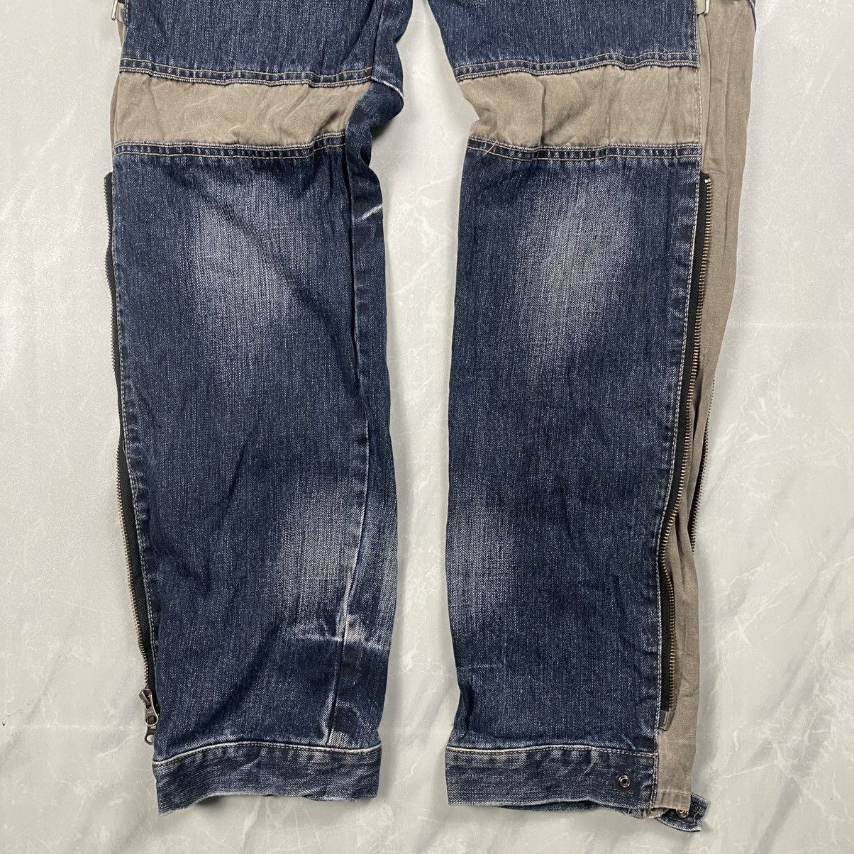 PPFM Rare PPFM Punk Goth Reconstruct Bondage Denim Size US 32 / EU 48 - 11 Thumbnail