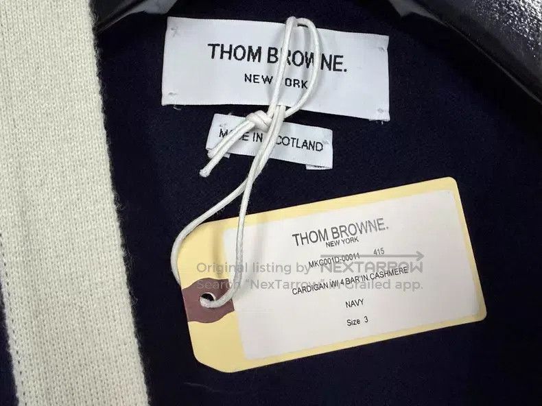 Thom Browne Thom Browne Cashmere Cardigan Size US L / EU 52-54 / 3 - 4 Thumbnail
