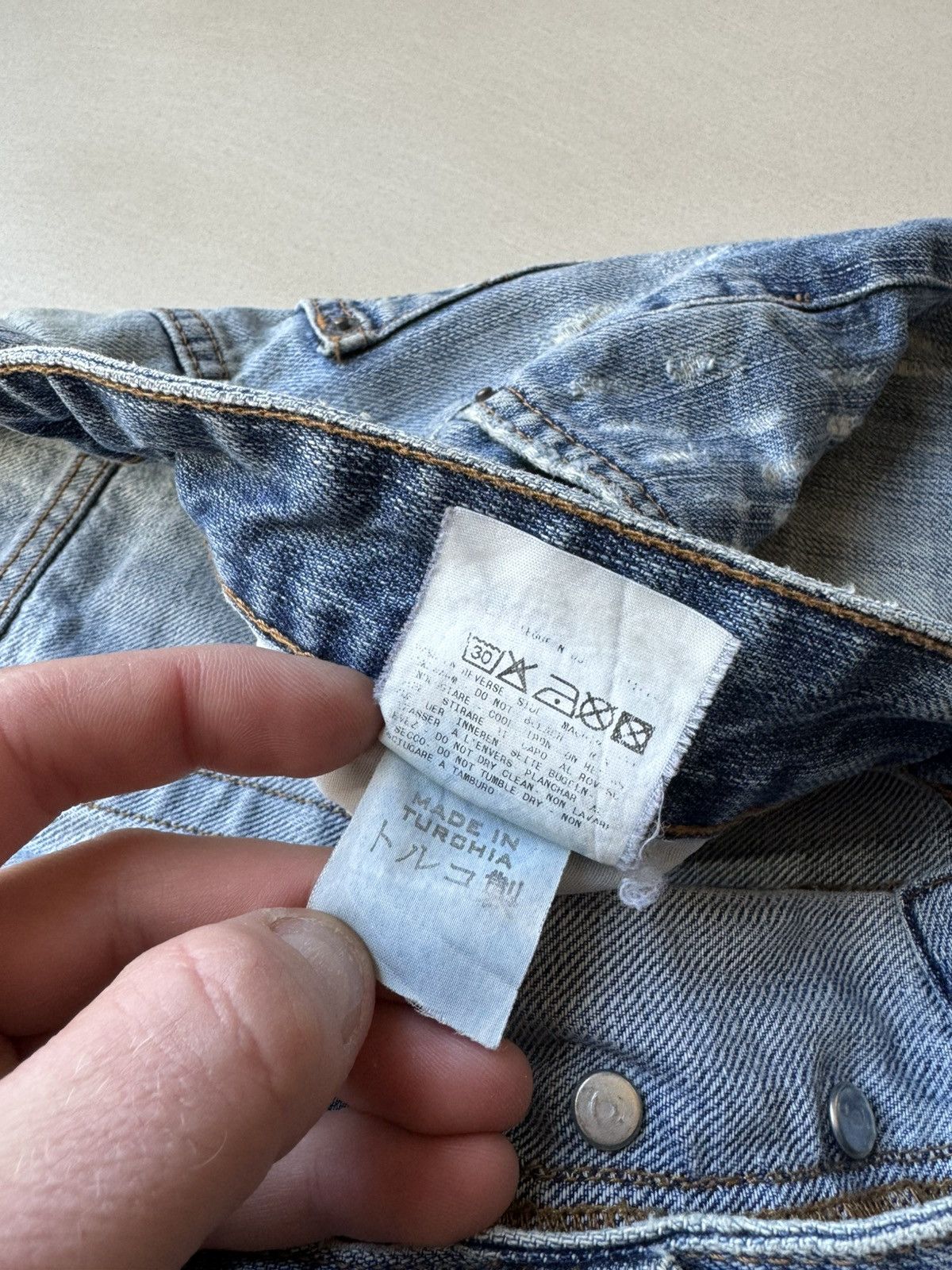 Y2K Dolce&Gabbana Distressed Denim Pants