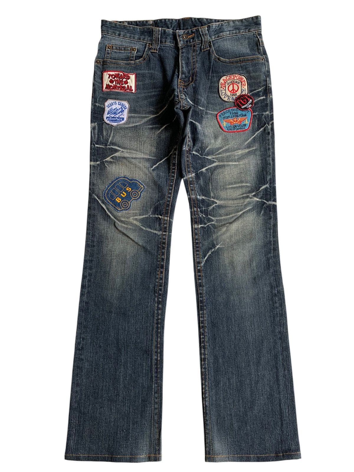 semanticdesign SEMANTIC DESIGN JAPANESE RUSTY MUDMAX PUNK STYLE DENIM☠️🎌 Size US 32 / EU 48 - 2 Thumbnail