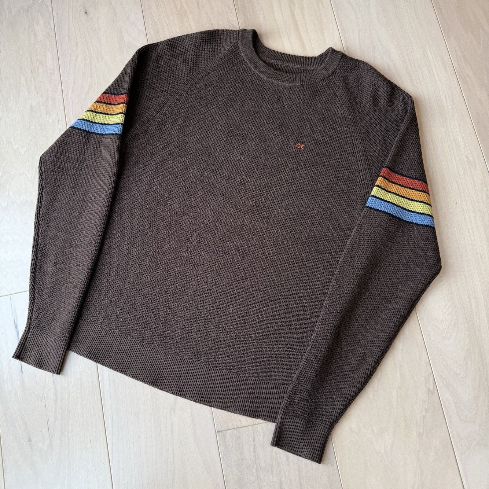 Outerknown Outerknown Nostalgic Sweater Small Brown Cotton Pullover Size US S / EU 44-46 / 1 - 9 Thumbnail