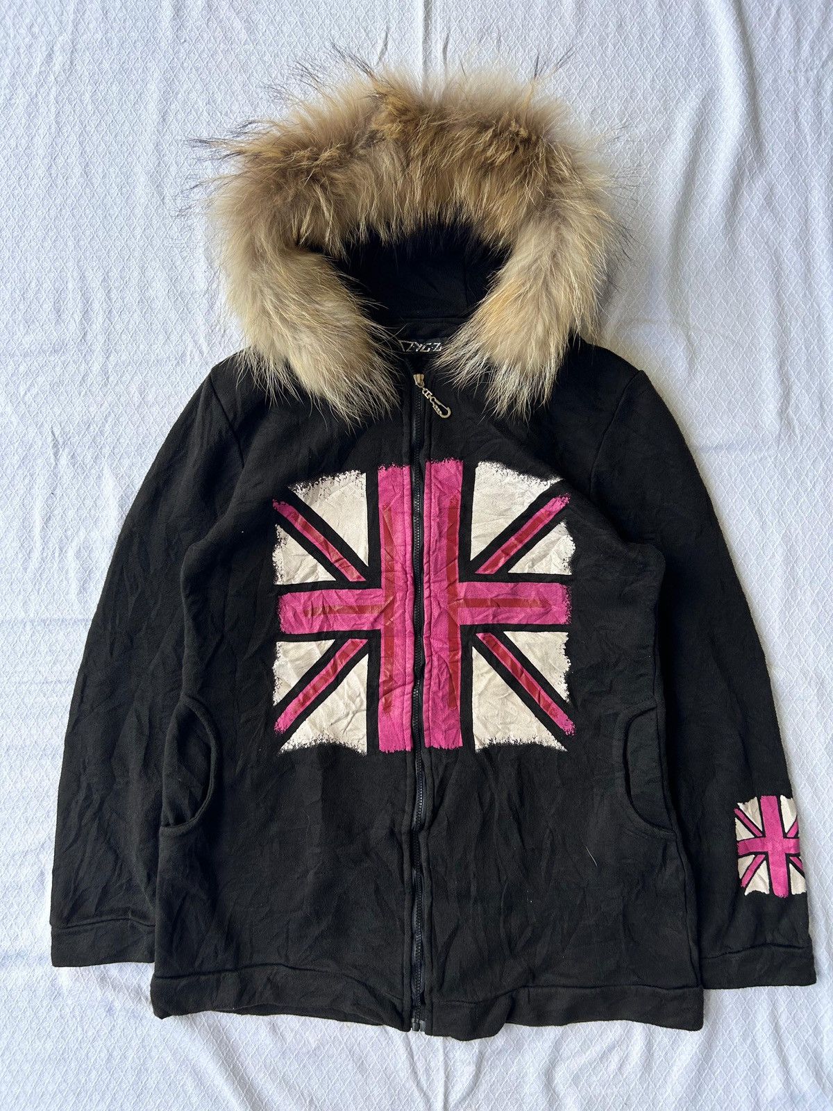 Japanese Brand Fur hoodie poem Inggris flags ifsixewasnine Size US M / EU 48-50 / 2 - 1 Thumbnail