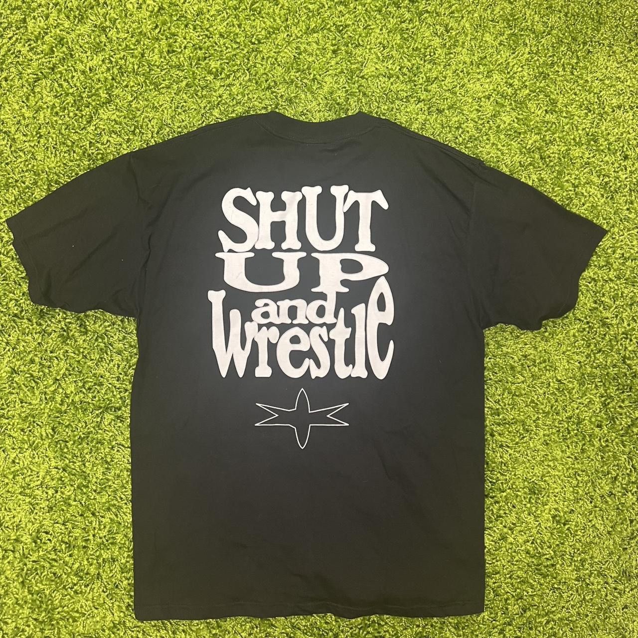 Tultex × Vintage × WCW/nWo Vintage WCW Shut Up and Wrestle T-shirt Size US XL / EU 56 / 4 - 4 Thumbnail