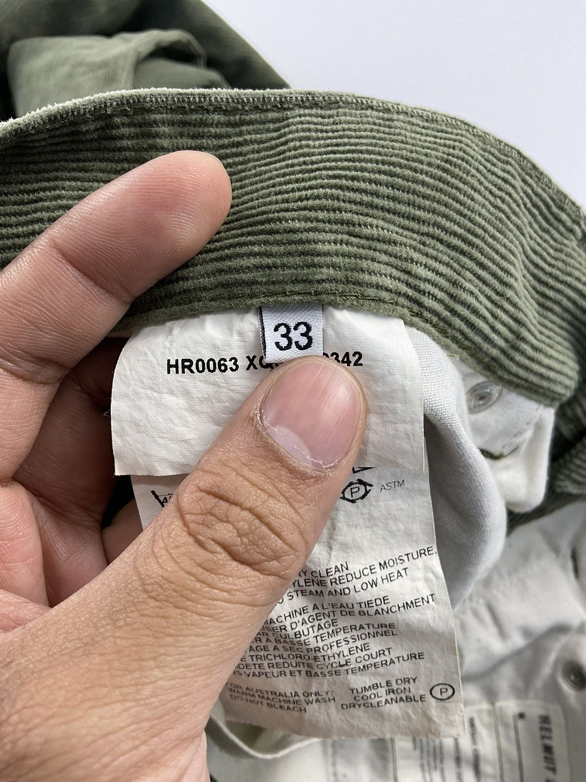 Helmut Lang Helmut Lang Corduroy Flared Pants Size US 33 - 8 Thumbnail