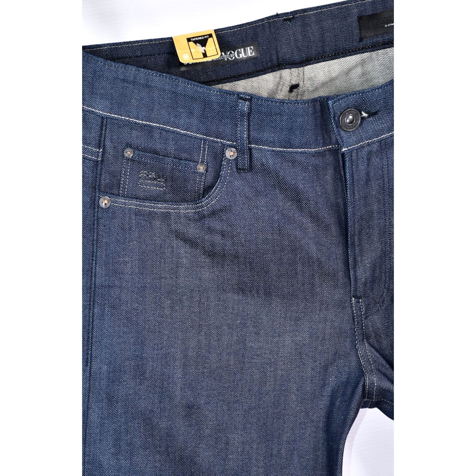G-Star G-Star 3301 TAPERED WMN COMFORT RL Vogue Selection Jeans W29/L32 Blue 98%Cotton 2%Elastane Womens Regular XS-Not Applicable Size ONE SIZE - 6 Thumbnail
