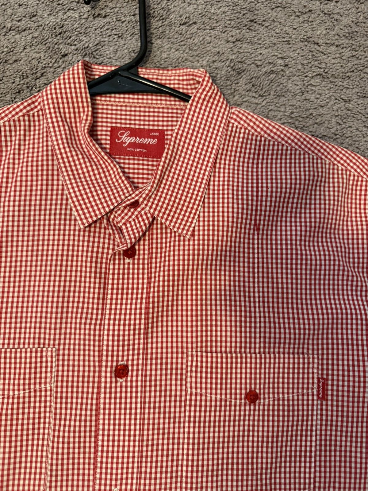 Supreme Supreme gingham guyabera shirt ss09 large vintage Size US L / EU 52-54 / 3 - 2 Thumbnail