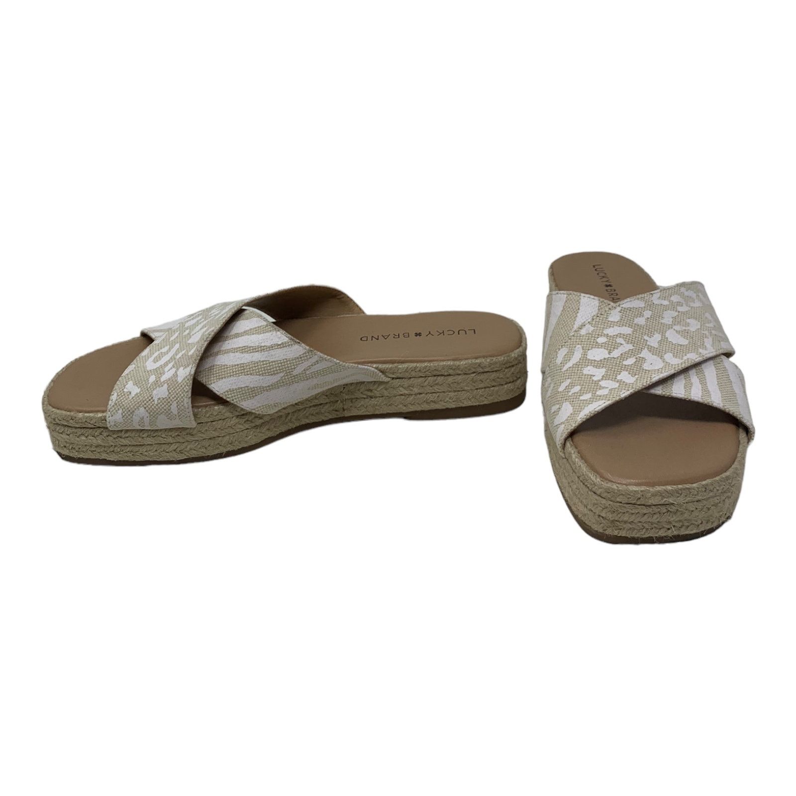 Lucky Brand Lucky Brand Gayte Espadrille Animal print sandals Sz 6.5M Size US 6.5 / IT 36.5 - 5 Thumbnail