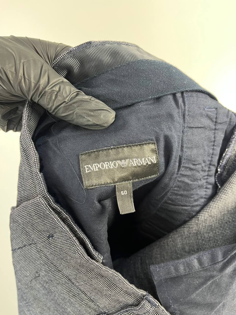 Emporio Armani Emporio Armani Men’s Dark Grey Dress Trousers Pants Size 50 Size US 34 / EU 50 - 3 Thumbnail