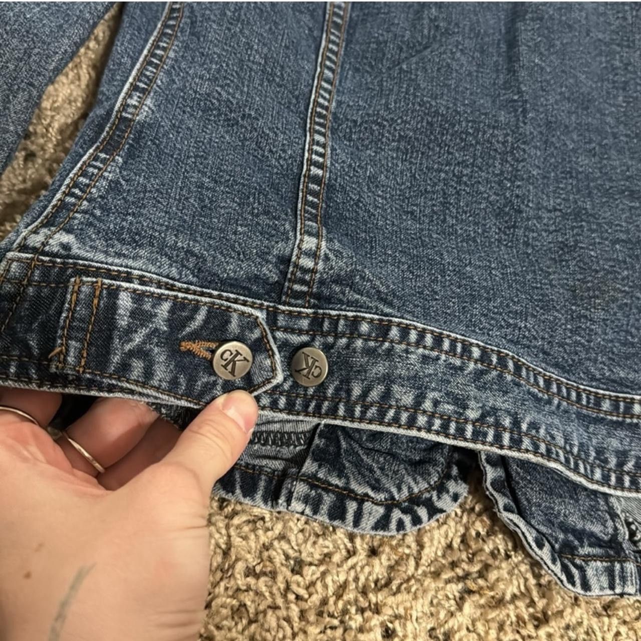 Calvin Klein × Vintage Y2K Calvin Klein Jeans Denim Jacket Size M / US 6-8 / IT 42-44 - 7 Thumbnail
