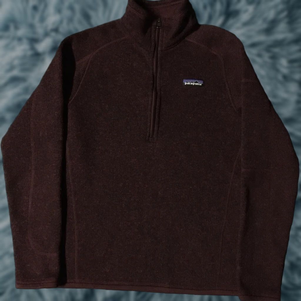 Patagonia Patagonia Better Sweater 1/4 Zip Fleece Jacket S Snow Hiking Ski Vtg Synchilla Womens Purple 80s 90s Retro Grunge Outdoor Coastal Ski Jacket" Size S / US 4 / IT 40 - 1 Thumbnail