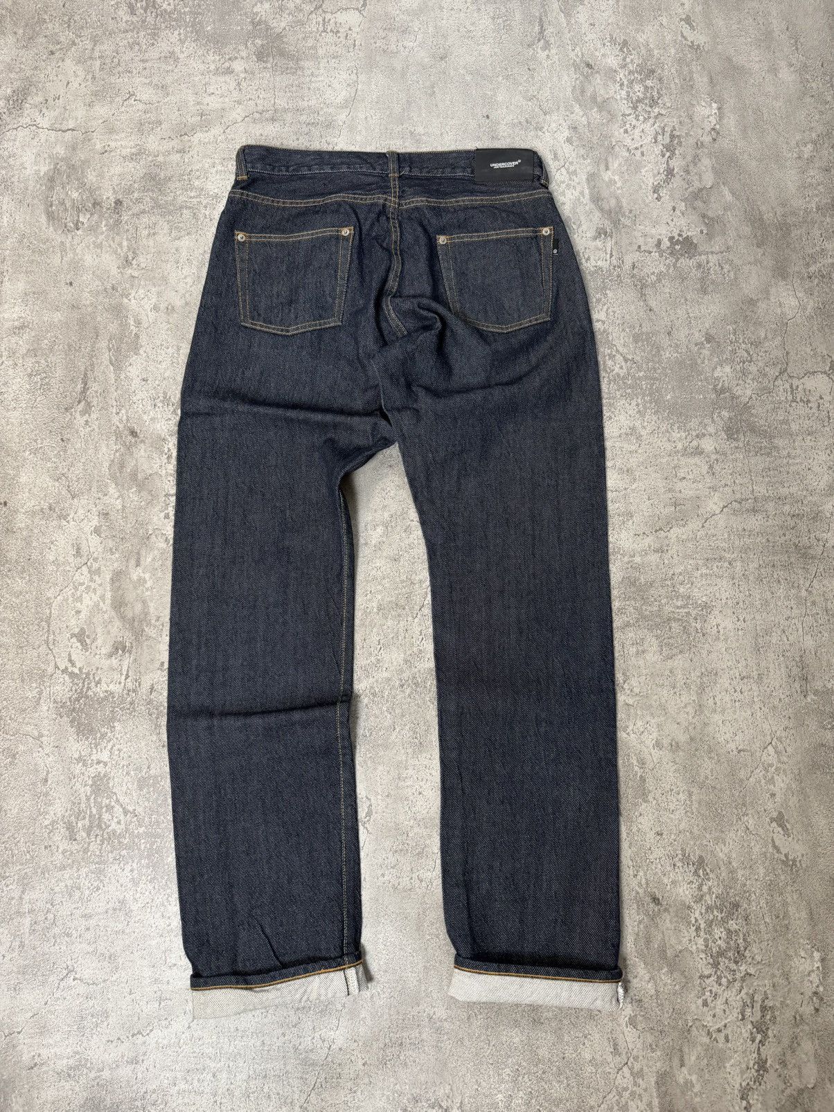 Undercover UNDERCOVER BLUE JEANS WITH CHAIN STITCHING Size US 31 - 6 Thumbnail