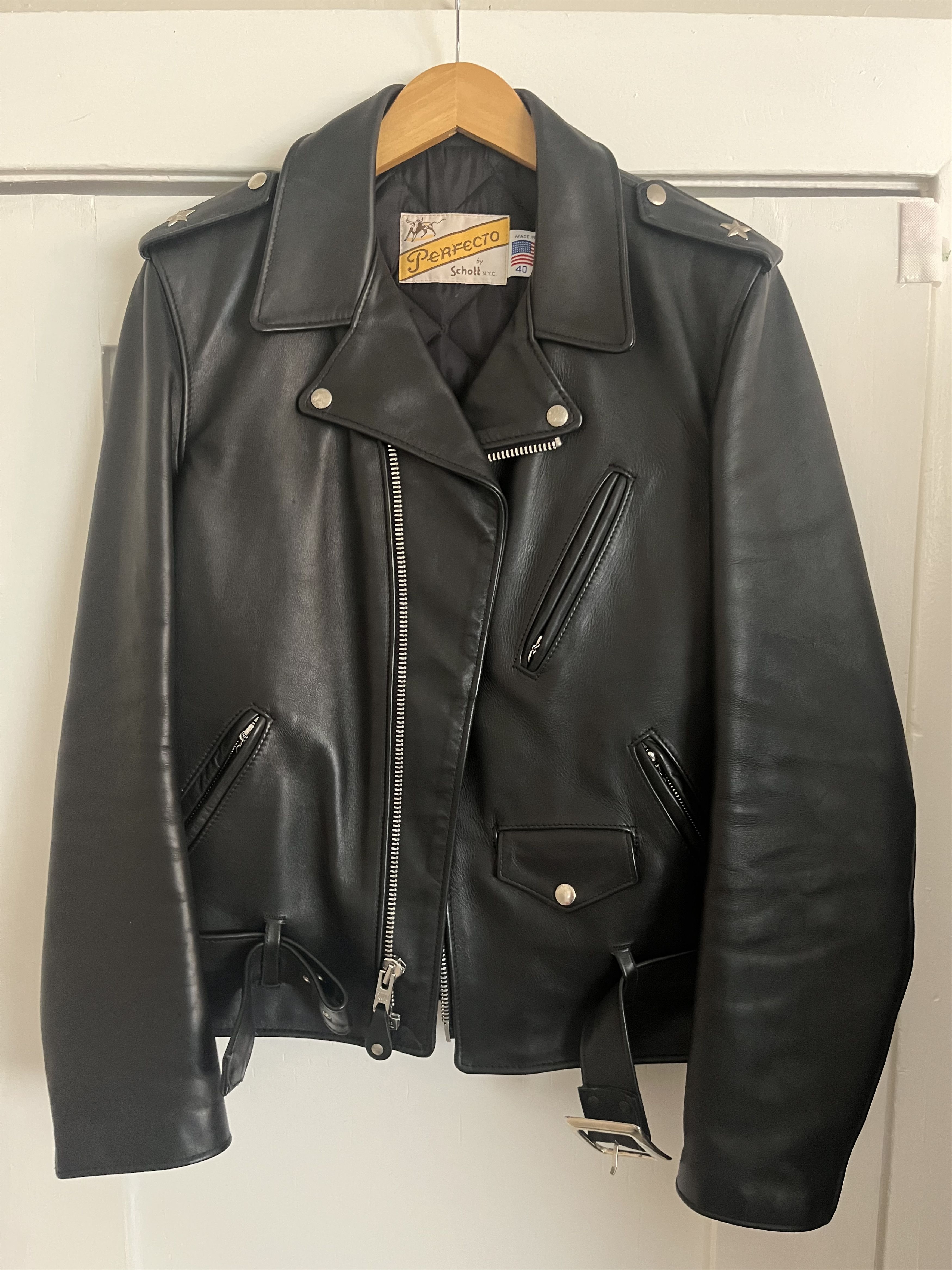 Schott FS: Schott 613 S One Star Perfecto Motorcycle Jacket size 40 ...