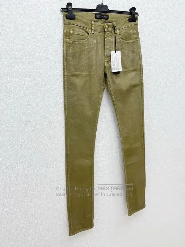Versace Versace Casual Olive Green Denim Pants . Size US 26 / EU 42 - 2 Thumbnail