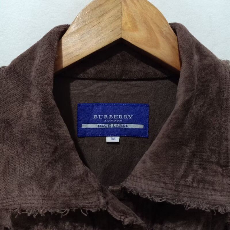 Burberry × Burberry Prorsum × Designer Vintage Burberry Blue Label Cropped Jacket Size XS / US 0-2 / IT 36-38 - 3 Thumbnail