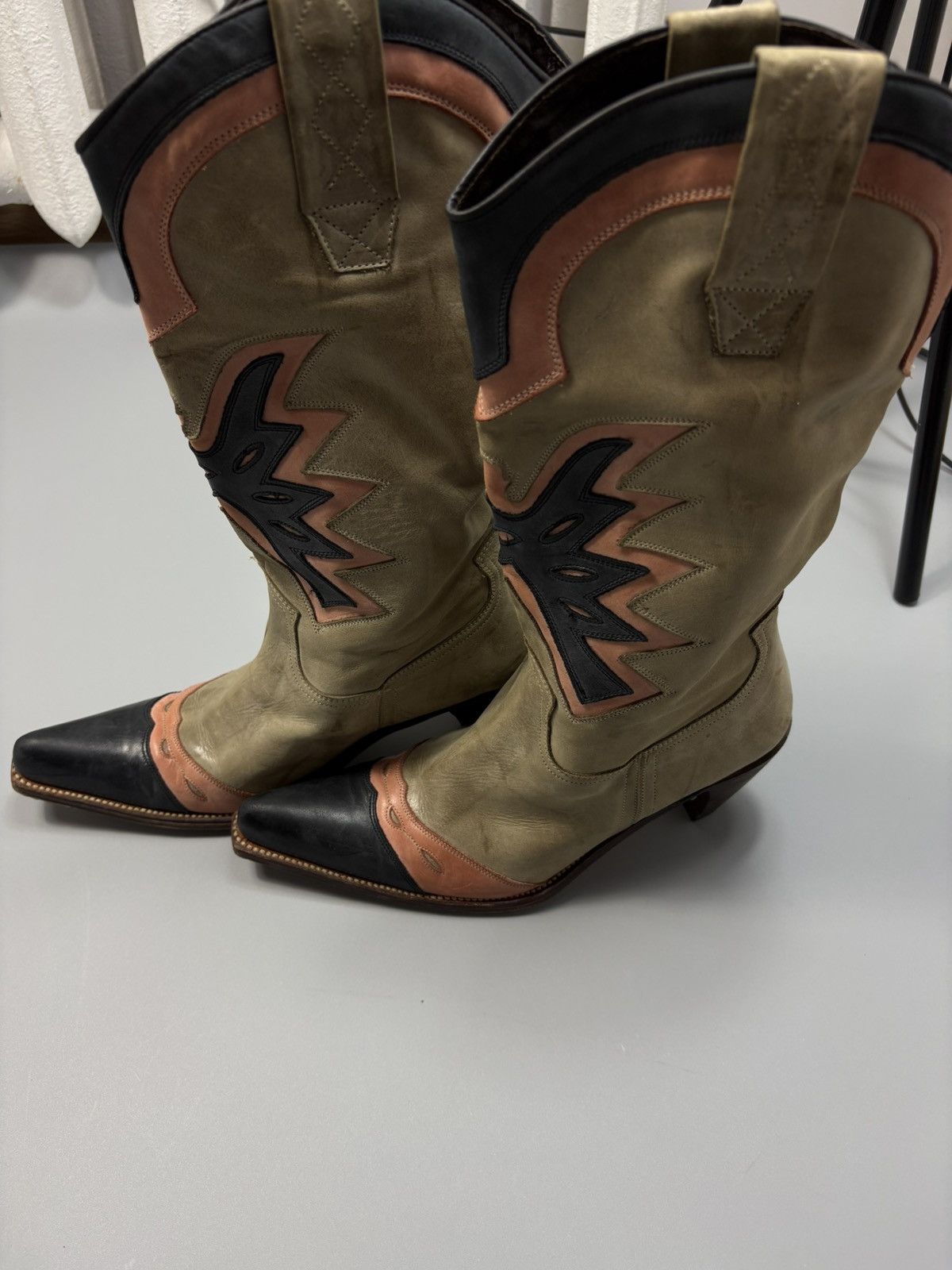 Sancho Boots SANCHO Cowboystiefel Goodyear Welted Western Vintage Boots Size US 8 / IT 38 - 12 Thumbnail