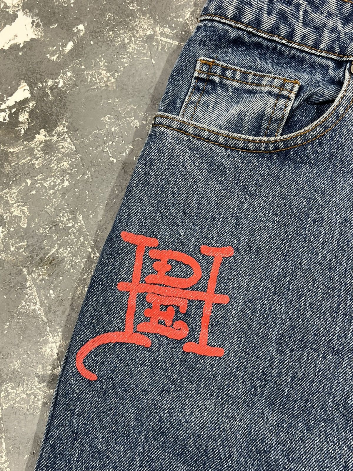 Ed Hardy Ed Hardy vintage denim pants jeans baggy big logo swag Size US 30 / EU 46 - 6 Thumbnail