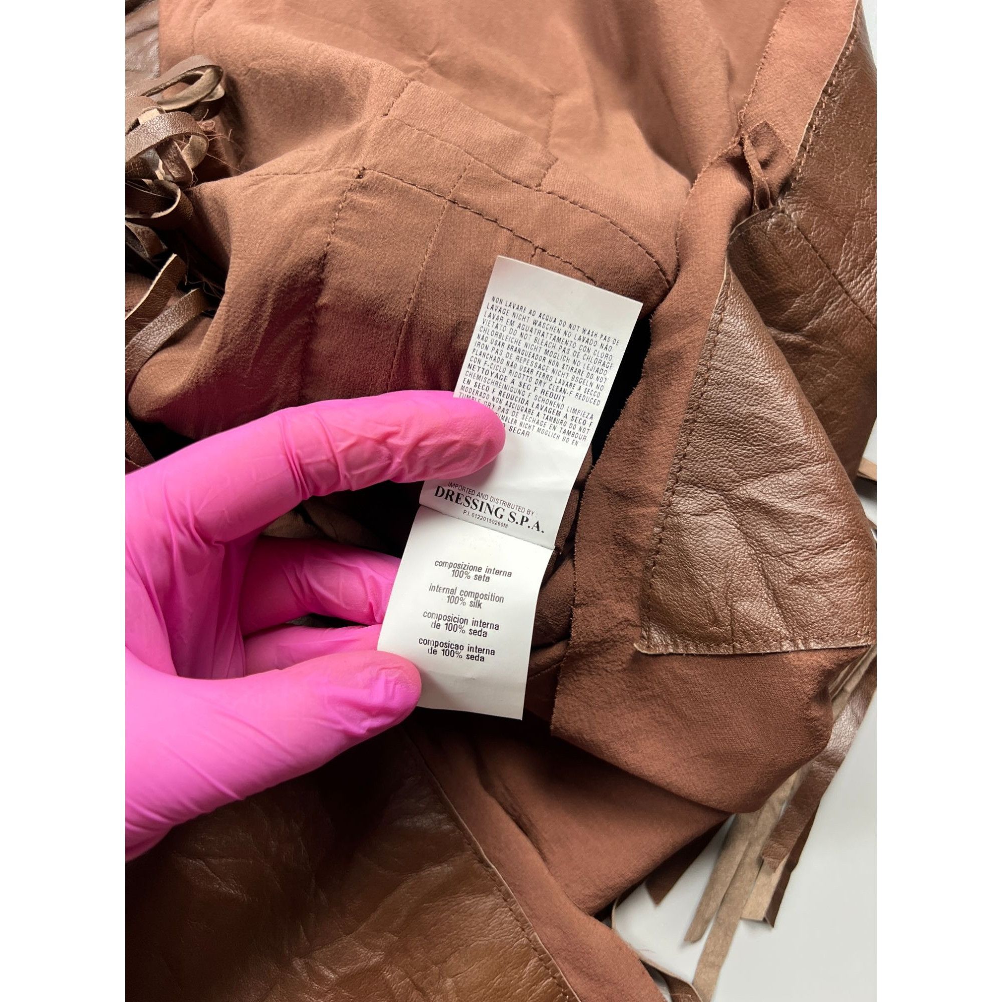 Roberto Cavalli Roberto Cavalli Class Silk Leather Cowboy Dress (Y0881) Size XL / US 12-14 / IT 48-50 - 7 Thumbnail
