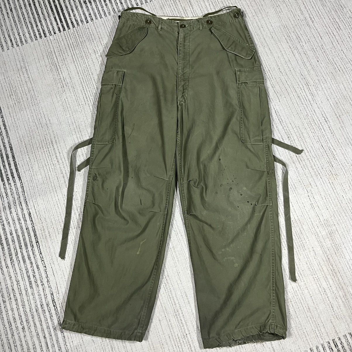 Vintage OG 50s U.S Army Fulton Trouser M-1951 Size US 35 - 5 Thumbnail