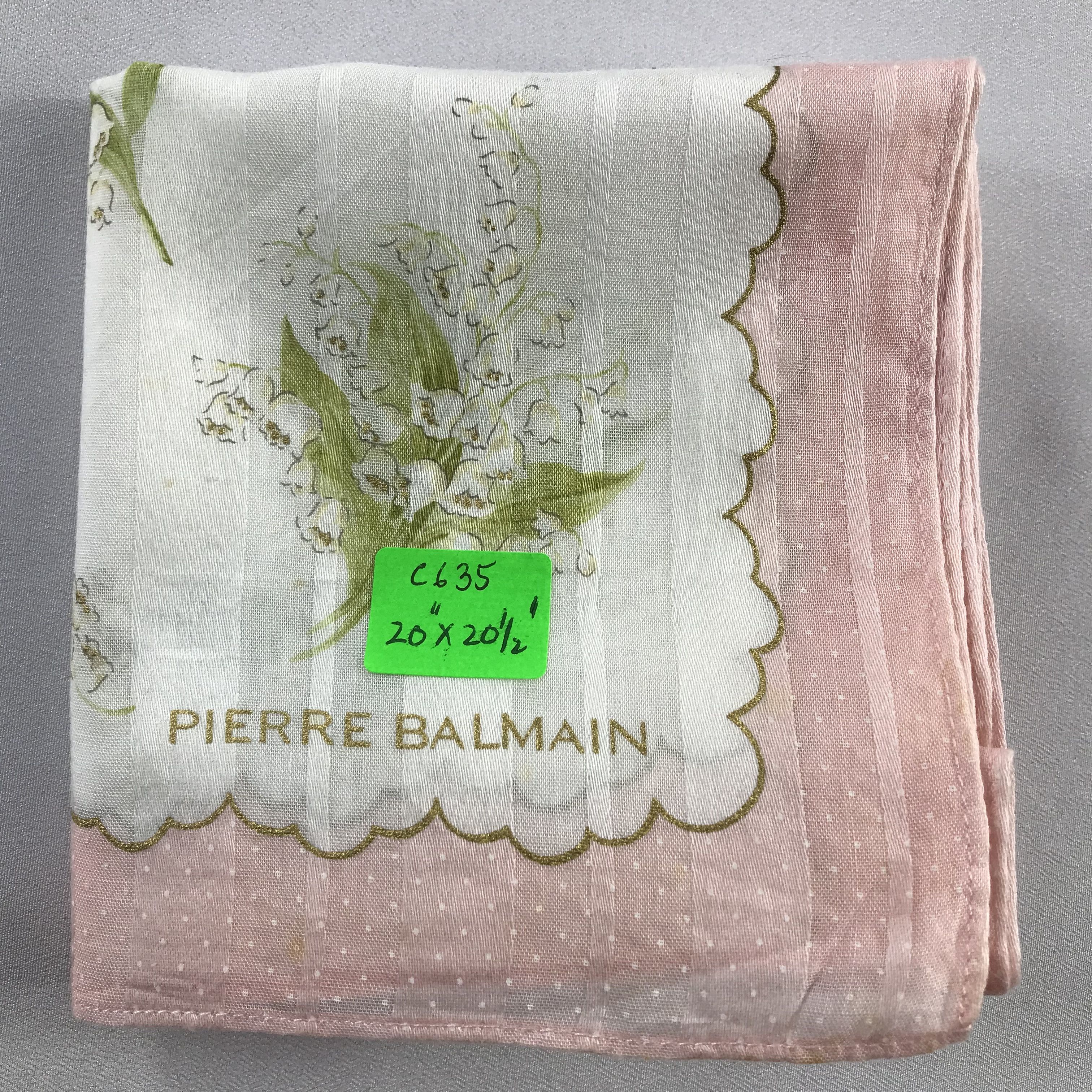 Pierre Balmain Pierre Balmain Handkerchief / Bandana / Neckerchief C635 Size ONE SIZE - 7 Thumbnail