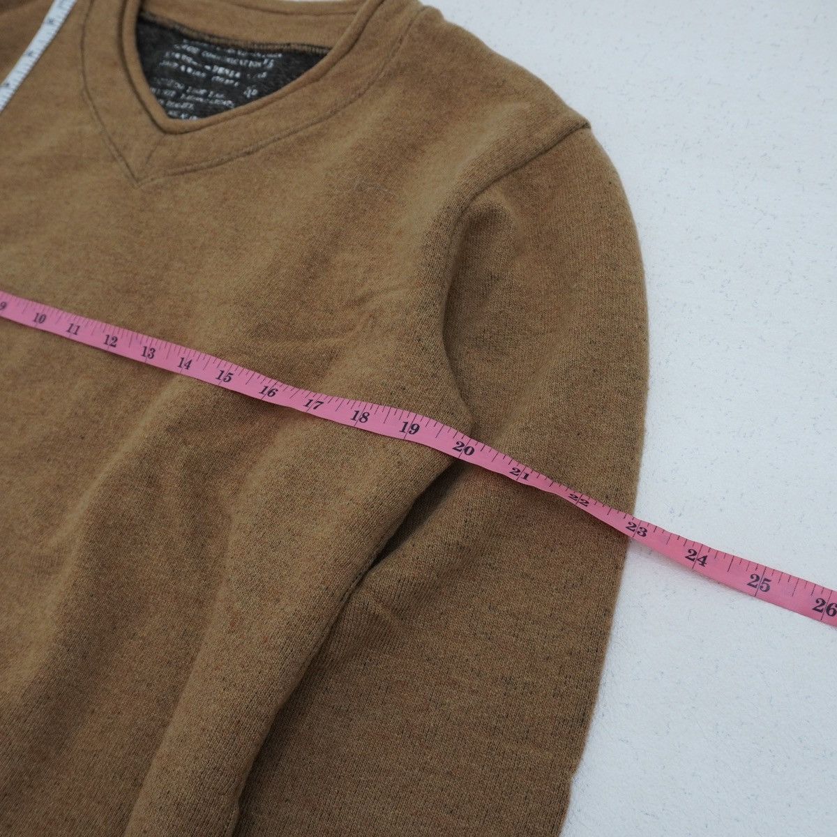 Japanese Brand Vtg Virus Denim Line Japan Brown Longsleeve Knit LGB style Size US M / EU 48-50 / 2 - 5 Thumbnail