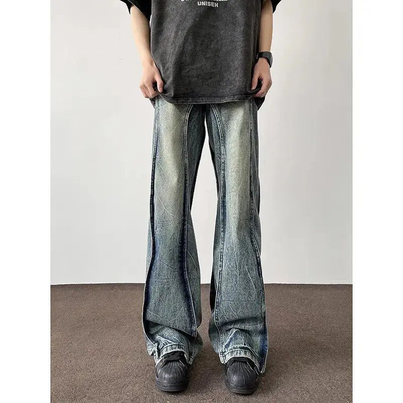 Japanese Brand Retro hip-hop loose straight casual jeans Size US 32 / EU 48 - 6 Thumbnail