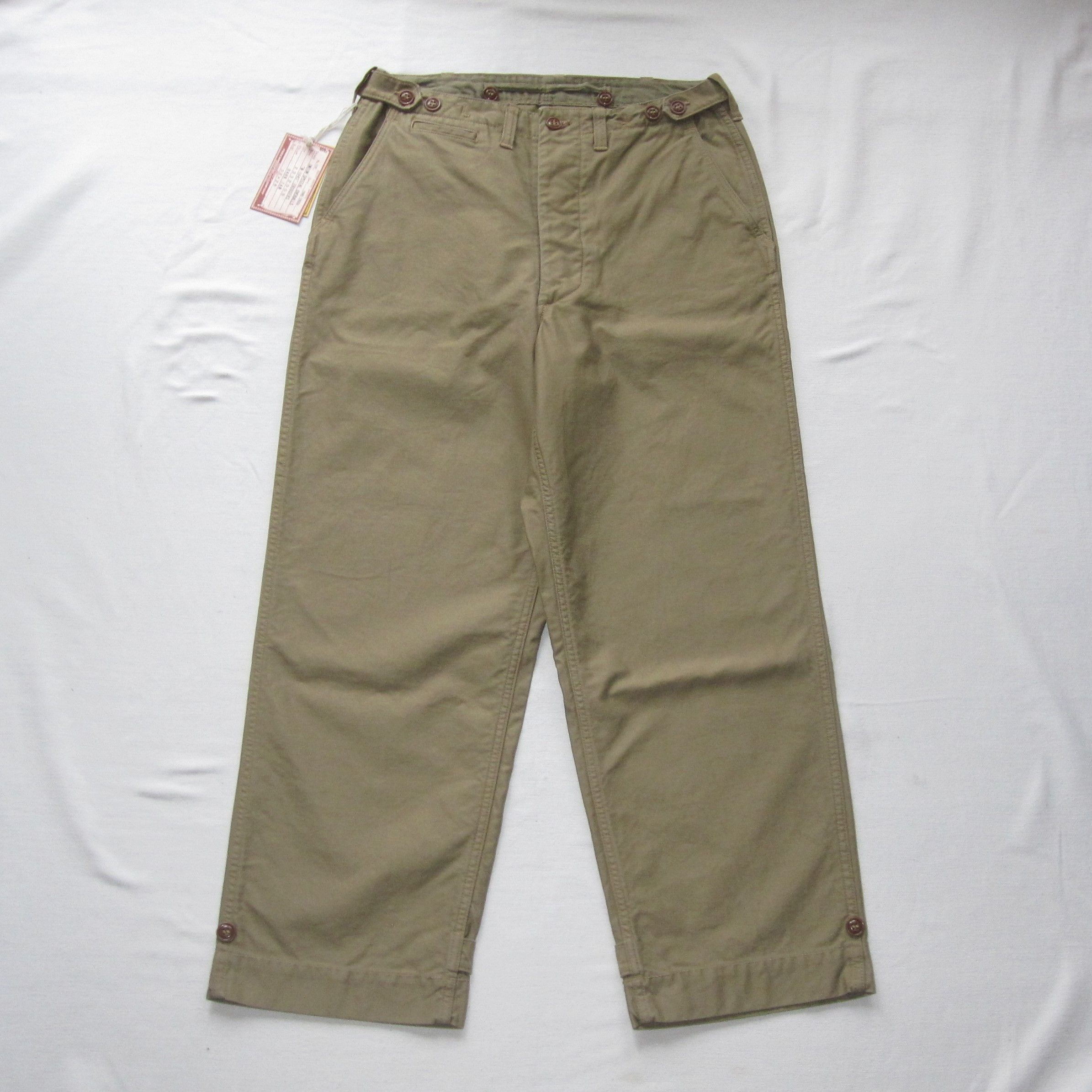 Freewheelers “M-1943″ TROUSERS Size US 32 / EU 48 - 4 Thumbnail
