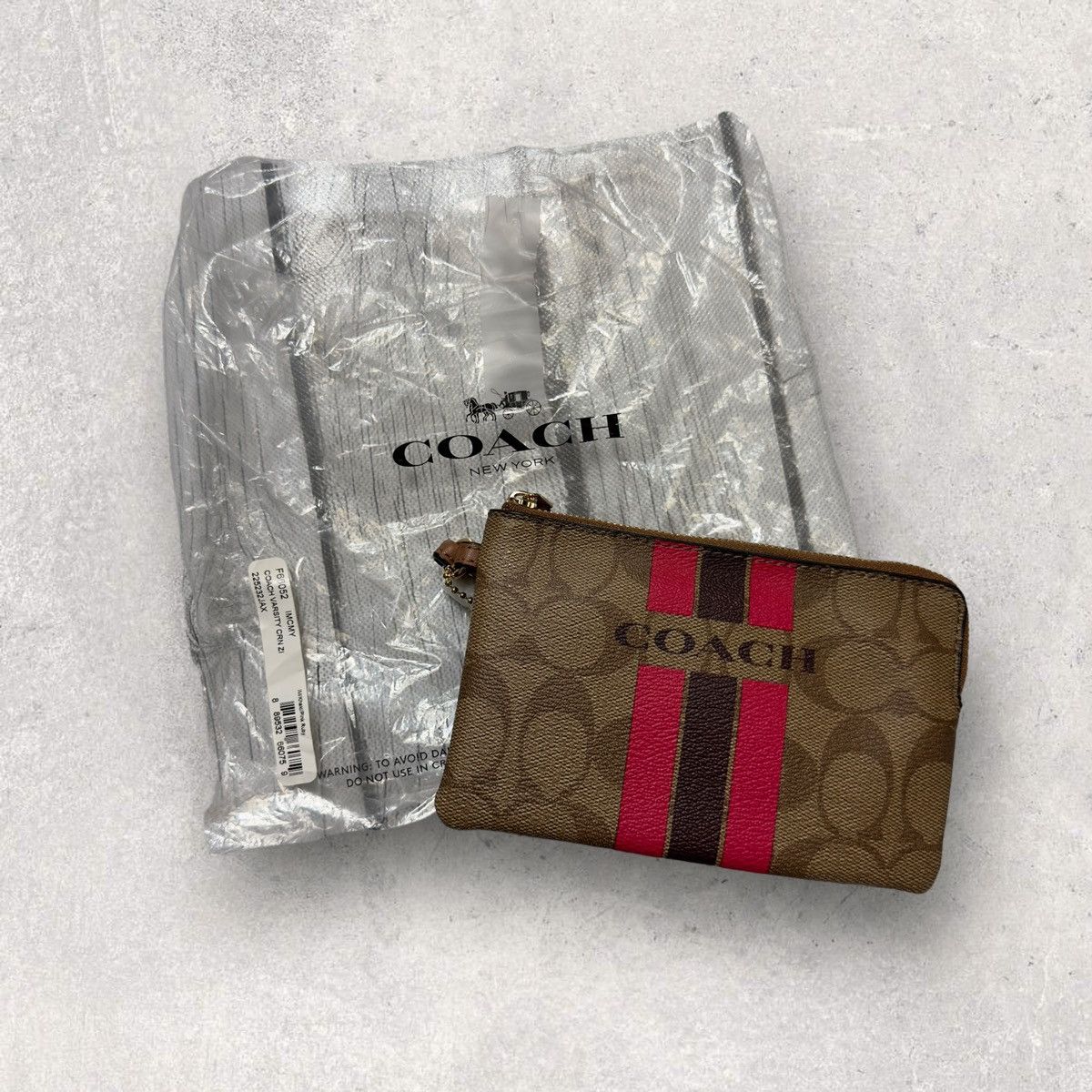 Coach × Vintage Vintage Coach Signature wristlet Size ONE SIZE - 1 Thumbnail