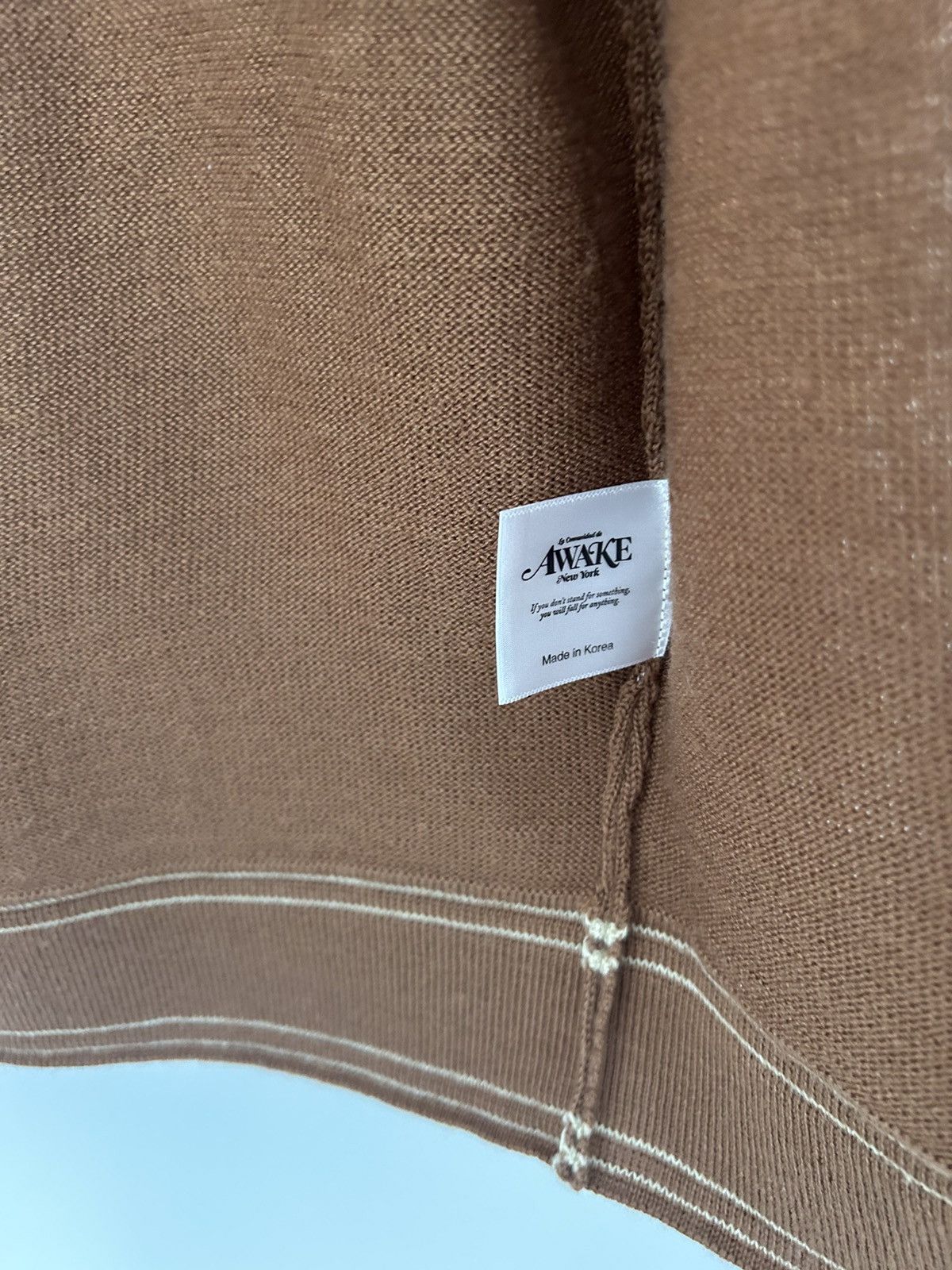 Awake NY Coffe Awake NY cardigan 🥮🥐 Size US M / EU 48-50 / 2 - 7 Thumbnail