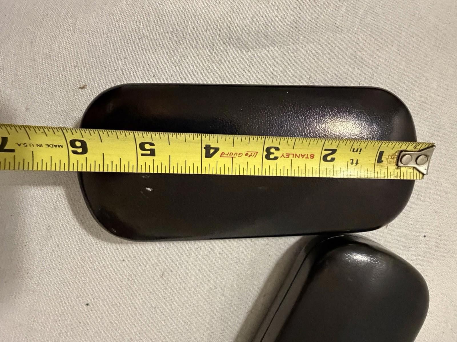 The Unbranded Brand Lot Of 2 Hard Clamshell eyeglass case Black Size ONE SIZE - 2 Thumbnail