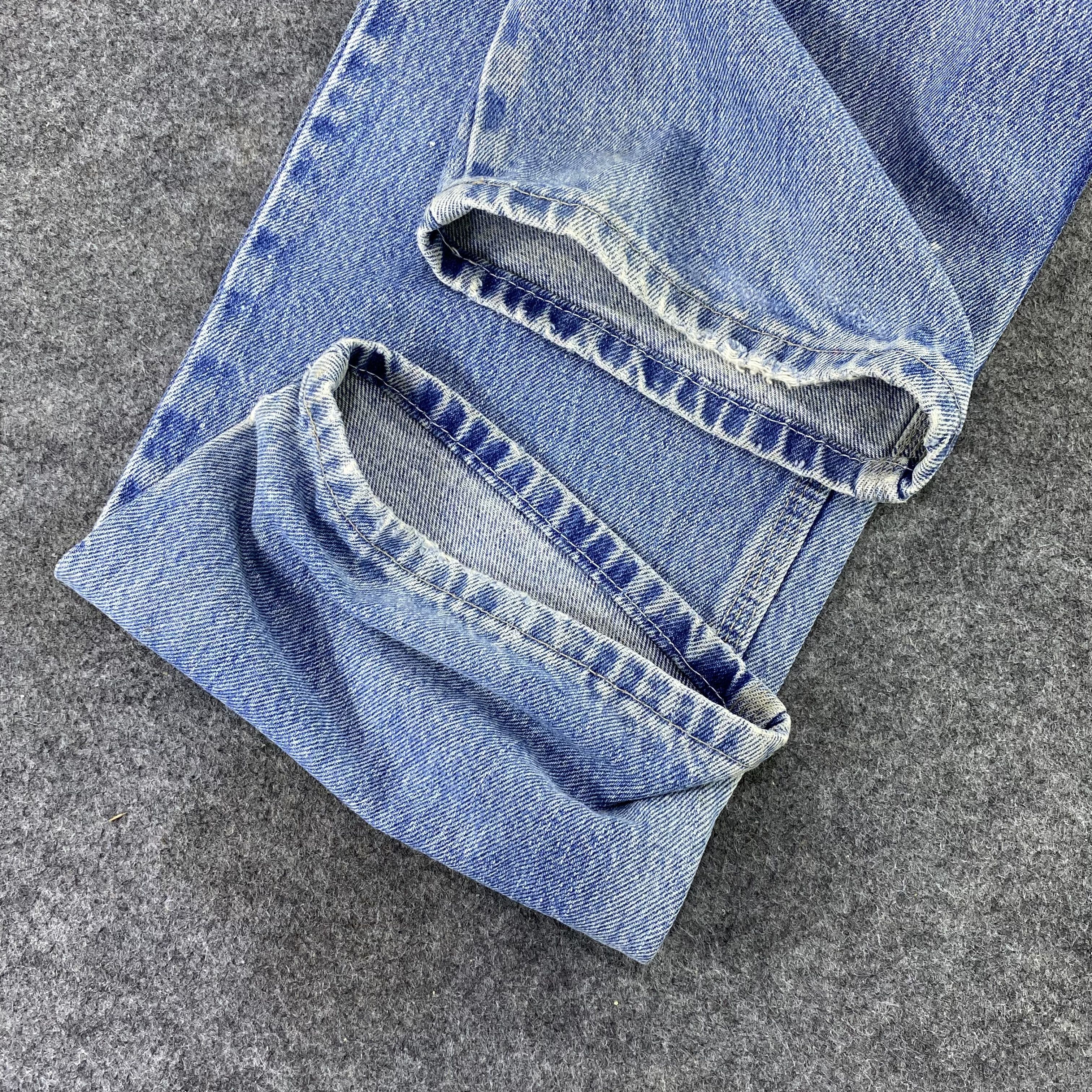 Dickies × Vintage Vintage Dickies Distres blue Wash relaxed fit jeans-J1148 Size US 36 / EU 52 - 15 Thumbnail