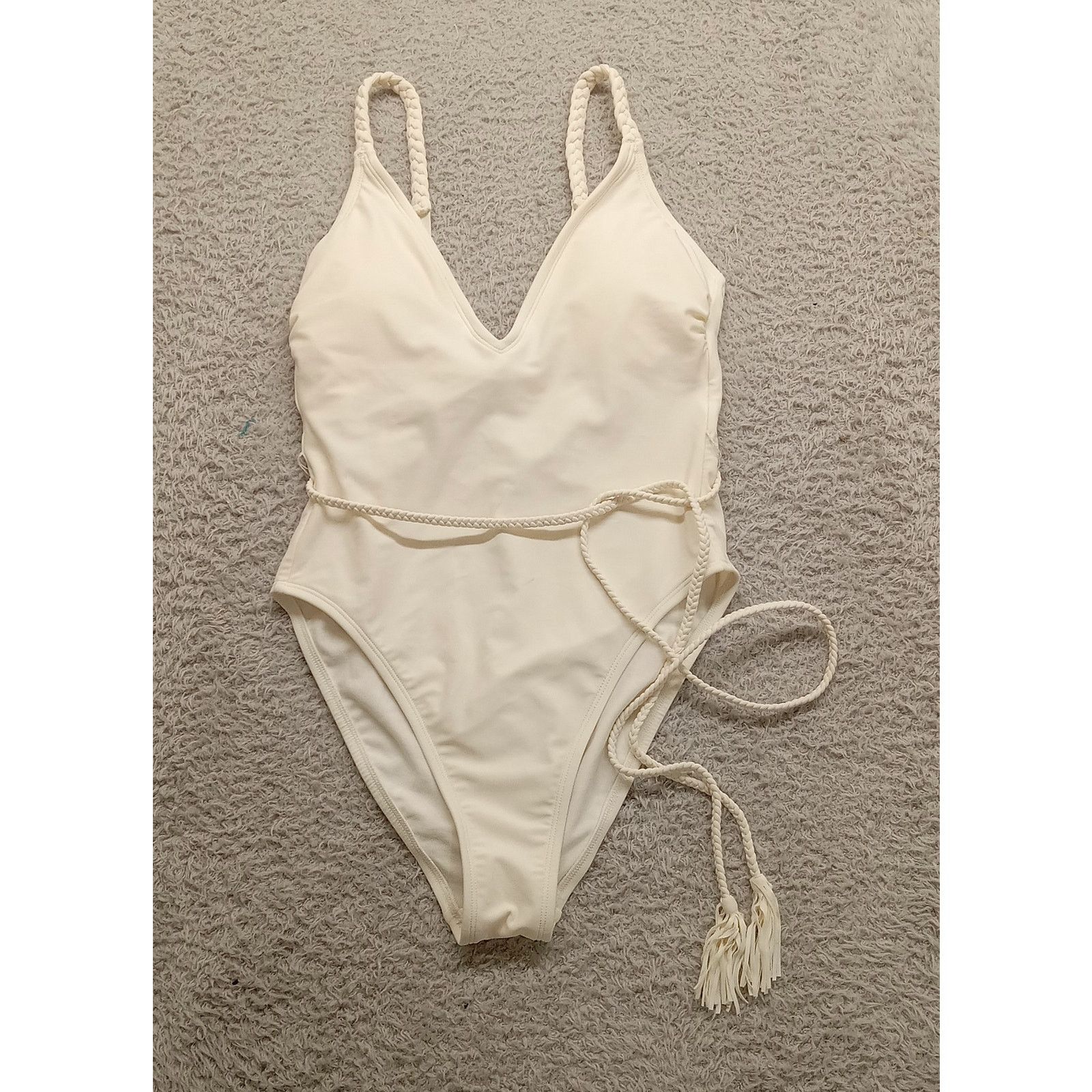 & Other Stories Shade & Shore 1pc Bathing Suit M Women's Swimwear Rose Gold Size ONE SIZE - 1 Thumbnail
