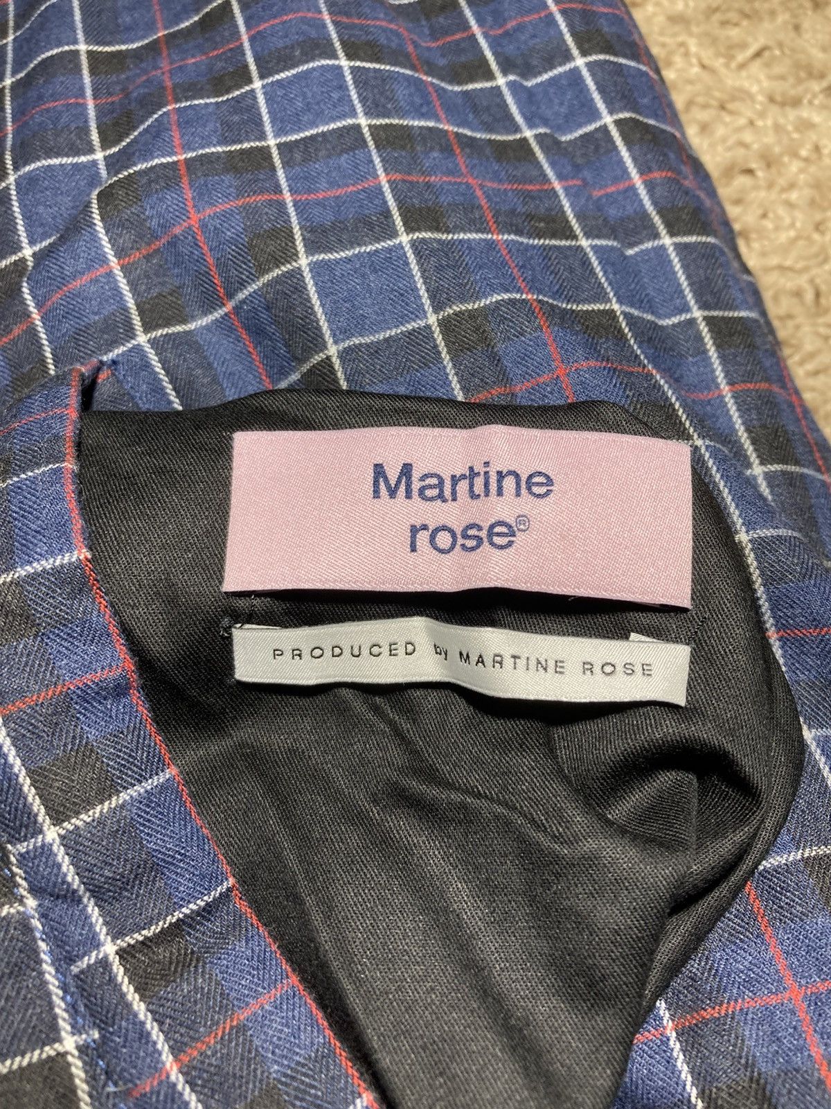 Martine Rose New AW21 Martine Rose Reversible Flannel Tactical Jacket MR Size US M / EU 48-50 / 2 - 12 Thumbnail